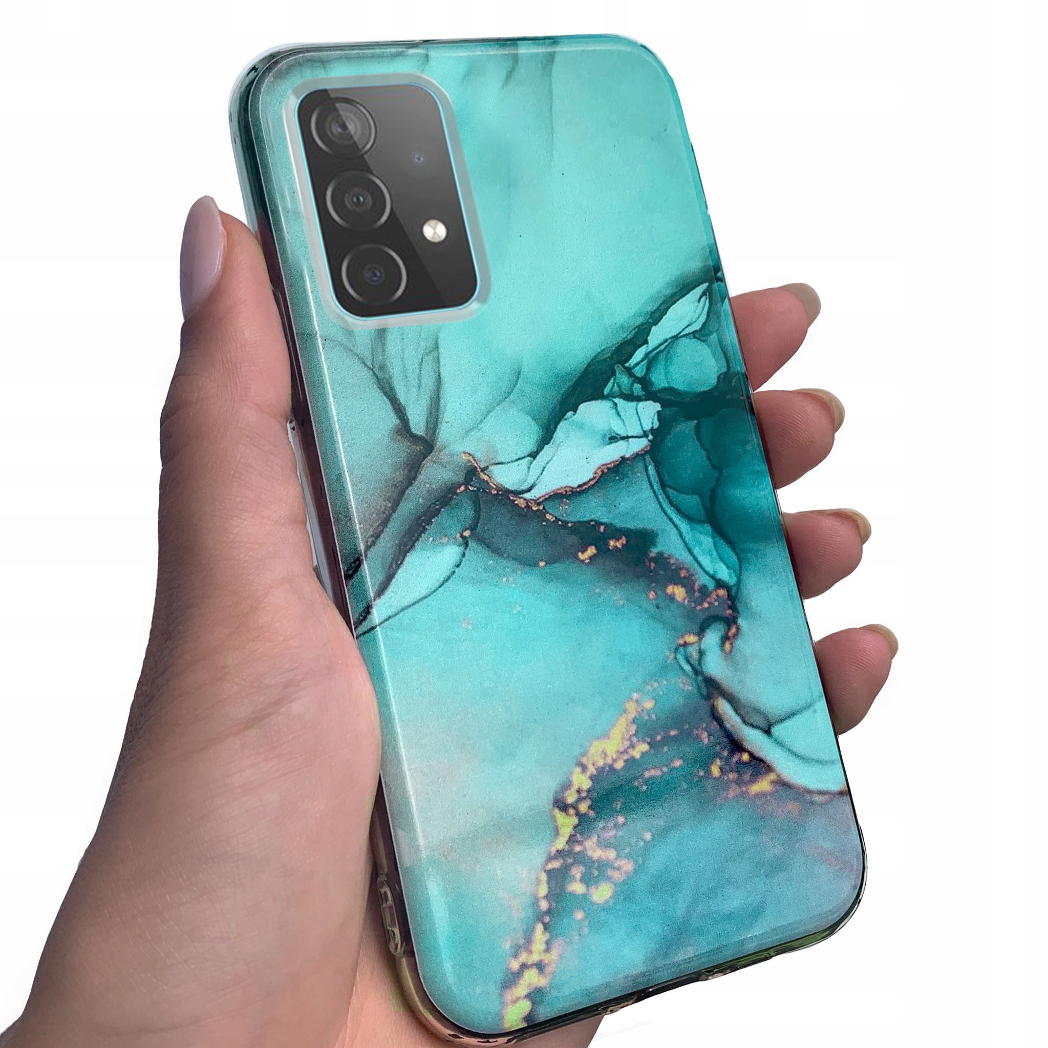 

Grube etui 2MM do Samsung A72 5G Szkło 3D