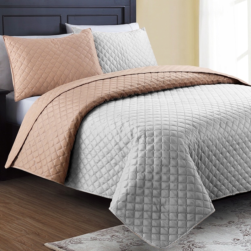 NARZUTA DWUSTRONNA PIKOWANA 200x220 PLED KOLOR KOC Długość 220 cm