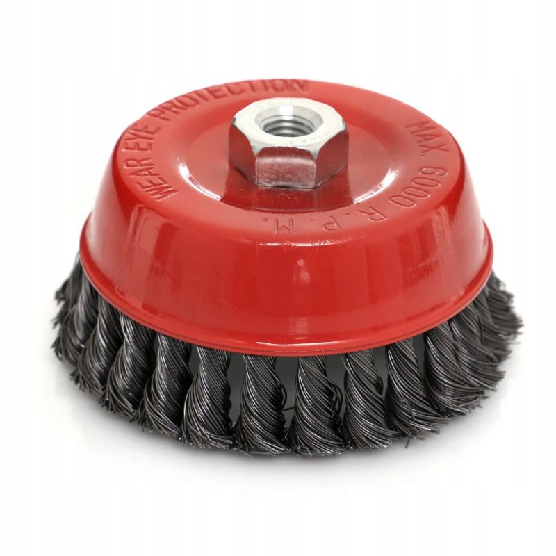 SZCZOTKA DRUCIANA CZOŁOWA DRUT SKRĘCANY 75 MM M14