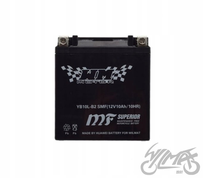 AKUMULATOR YB10L-B2 WM MOTOR 12 VOLT SMF