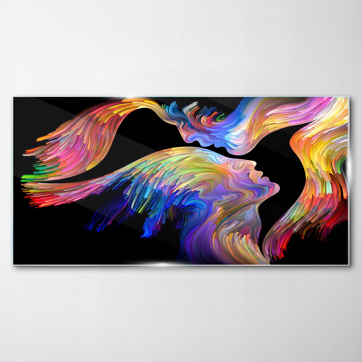 

Obraz szklany z nadrukiem Grafika para 140x70 cm