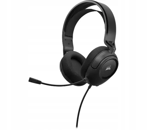 Słuchawki komputerowe Corsair HS35 V2 Carbon Gaming Mikrofon 3,5 mm Czarne