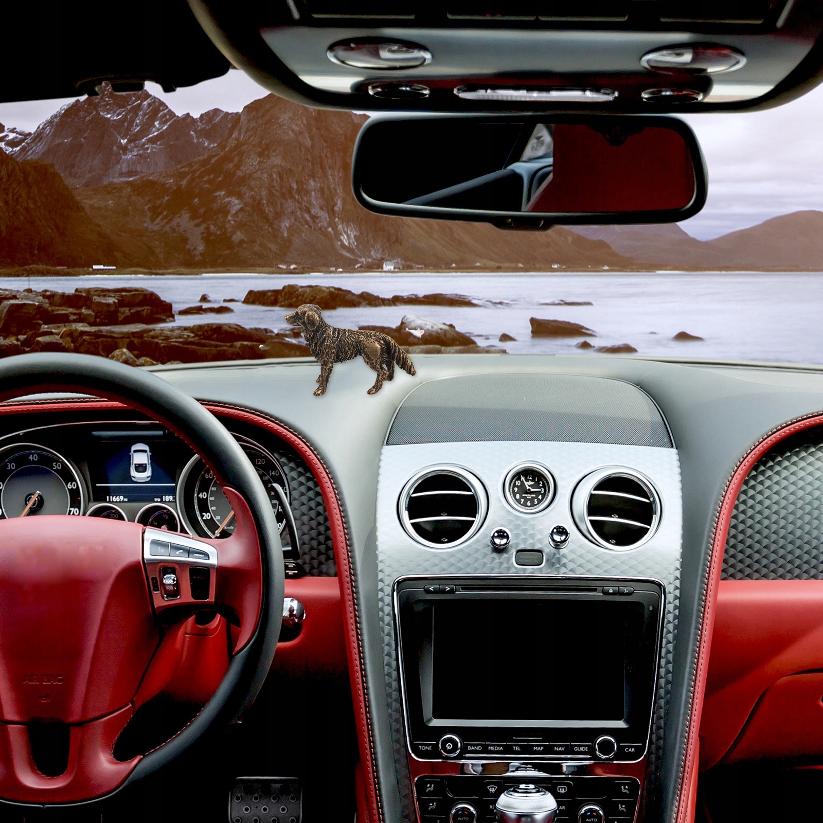 OZDOBY METALOWE MOSIĄDZ KOLEKCJONERSKA SZTUKA DOMOWA Marka bez marki