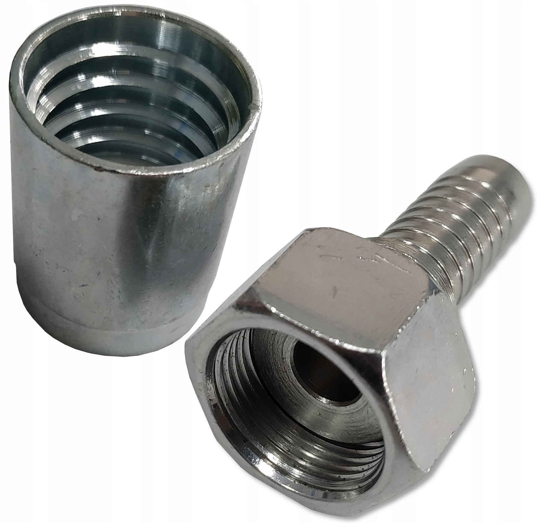 5x ZAKUWKA PROSTA PŁASKA M22 Z TULEJĄ DN13 - 1/2'