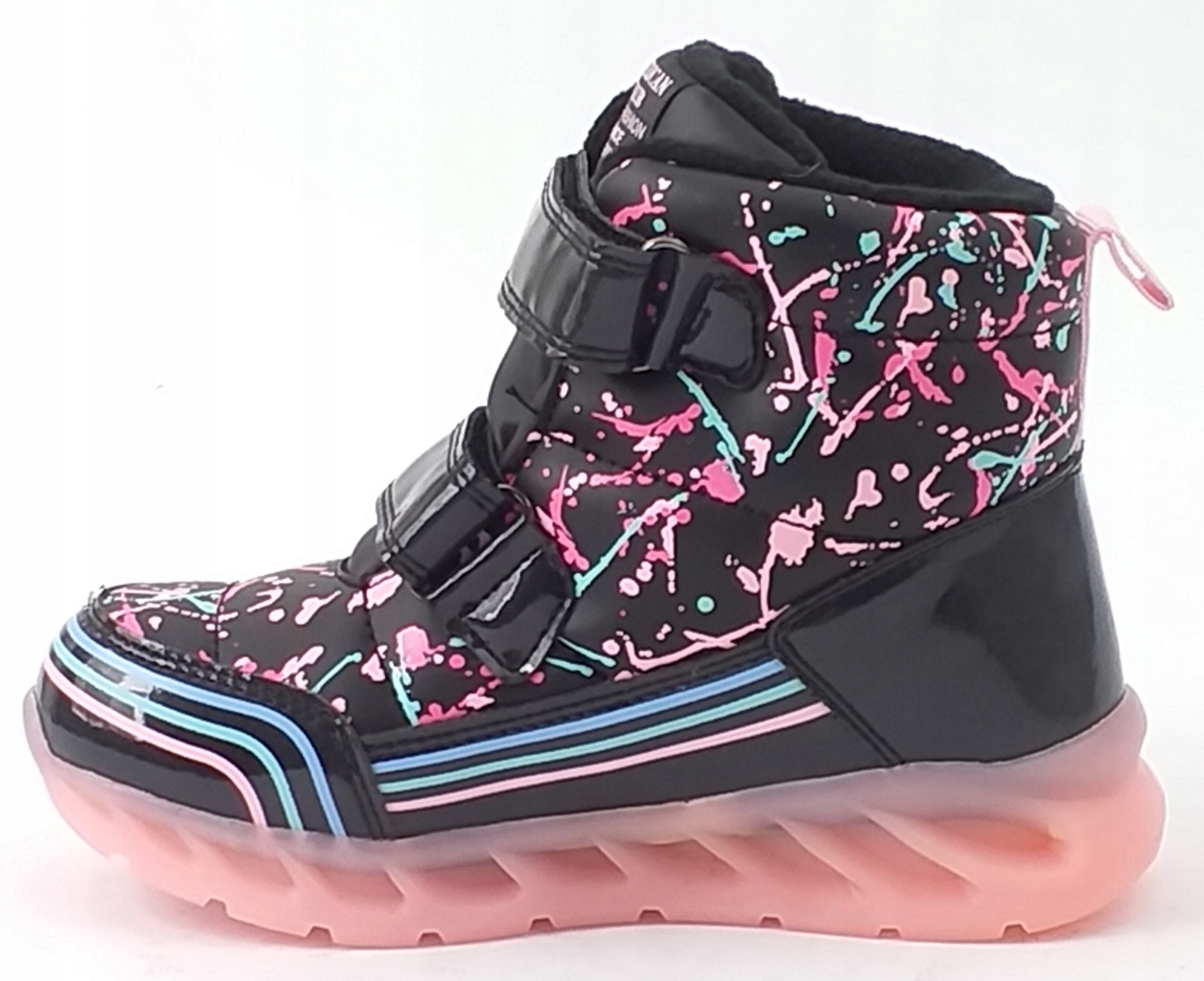 ŚNIEGOWCE AMERICAN CLUB ES140/23 CZARNE OCIEPLANE ŚWIECĄCA PODESZWA LED 27 Kod producenta ES140/23