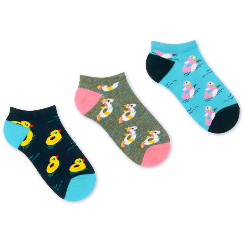

3pak stopki Flaming Unicorn damskie Polskie Moraj
