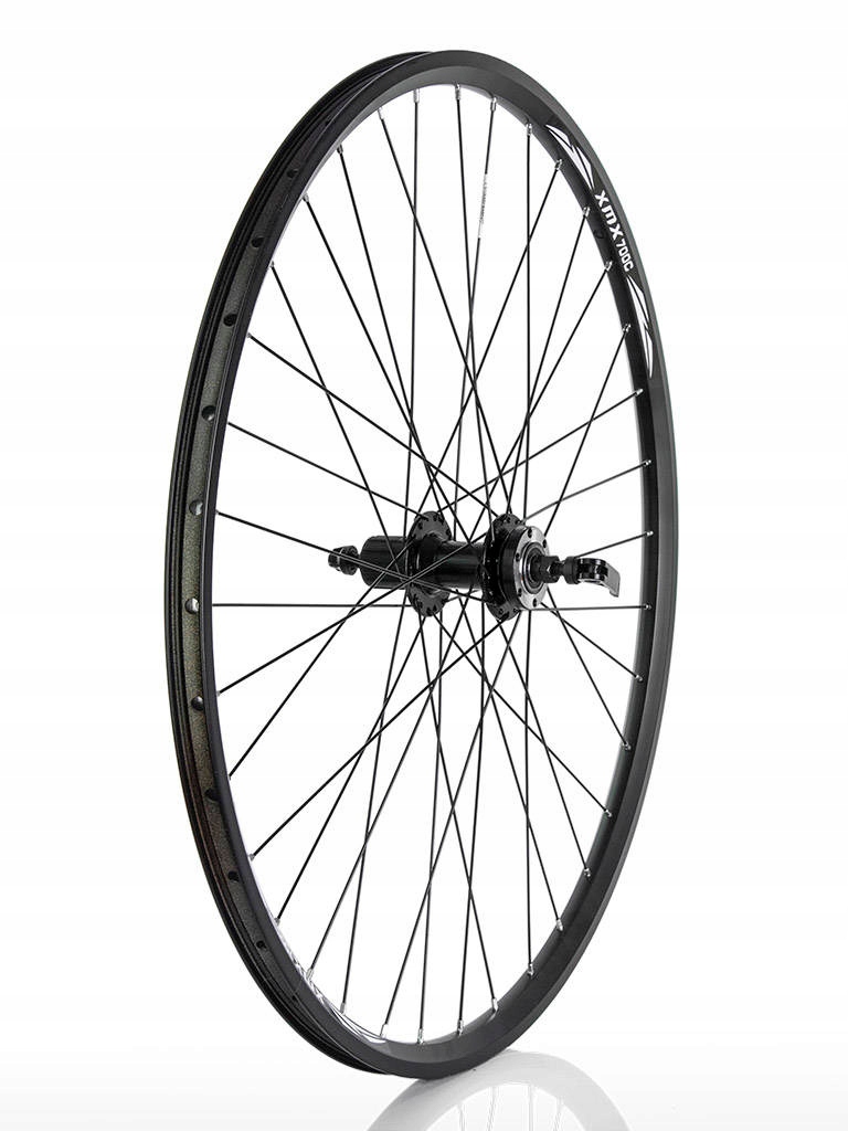 Koło tylne 28" 8-10 rzędów, hamulec tarczowy