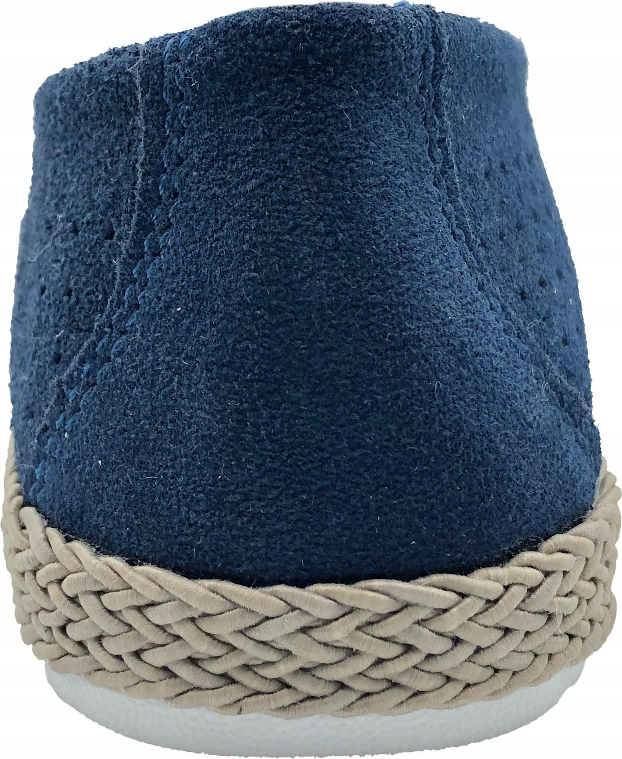 SKÓRZANY MOKASYN AŻUROWY WSUWANY JEZZI GRANAT 37 Długość wkładki 24 cm