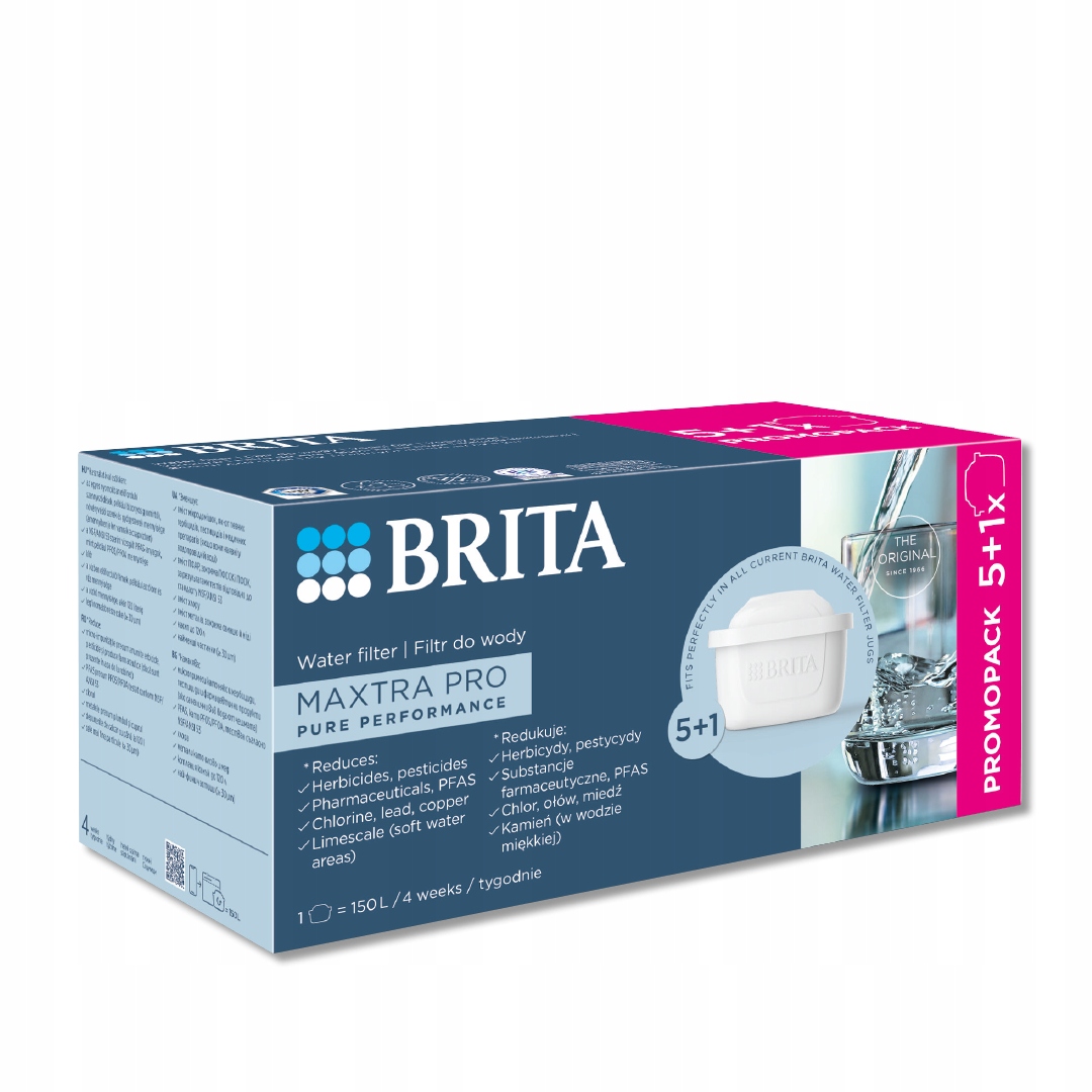 Brita Maxtra Plus Pro New Wkład Filtr Do Wody 5+1 Szt