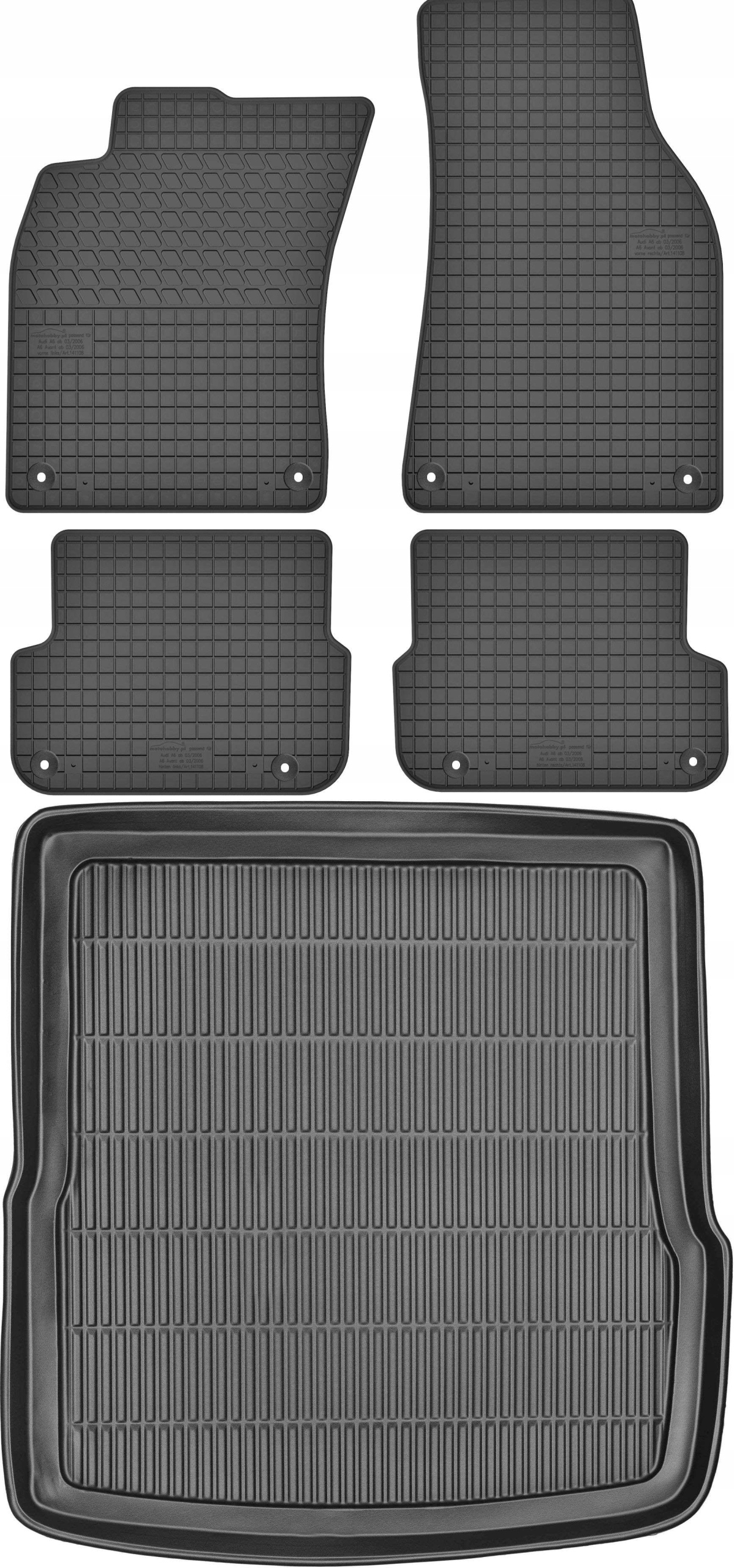 Коврики Max-Коврик резиновые 910113+141108 5 el.