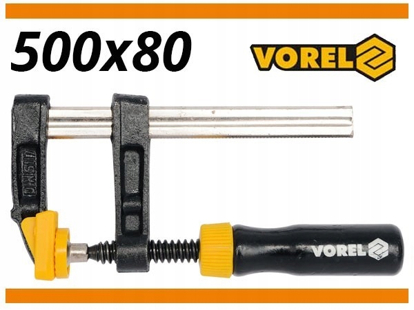 Ścisk stolarski 80x500mm 37109 Vorel Marka Vorel