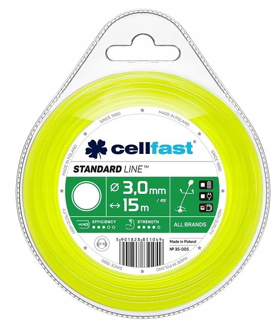 

Żyłka tnąca Standard okrągła 3,0 mm 15 m CellFas