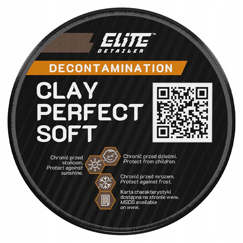ELITE DETAILER _ CLAY PERFECT SOFT 100G _ GLINKA DO USUWANIA ZANIECZYSZCZEŃ