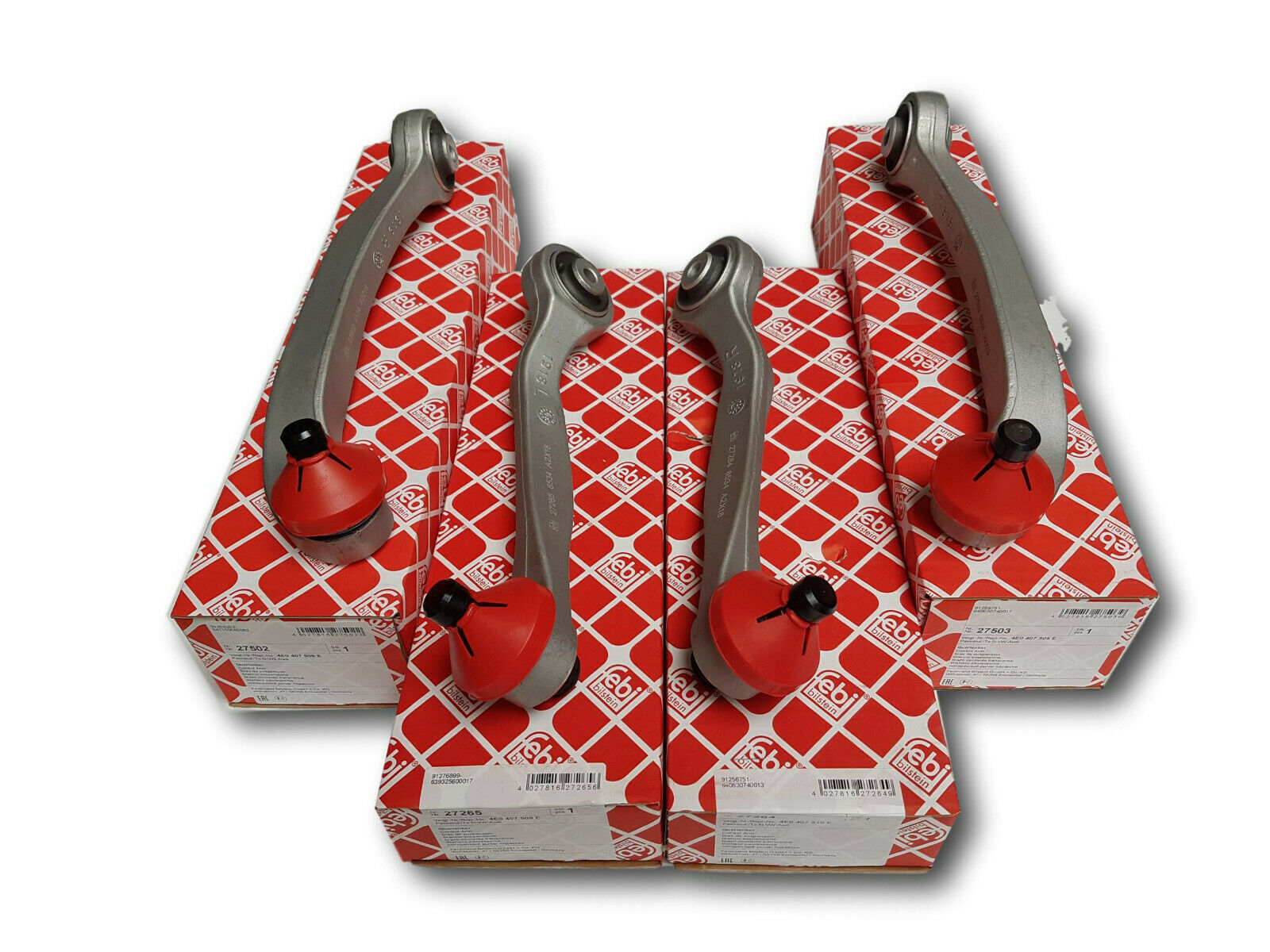 FEBI WAHACZE GÓRNE ZESTAW DO AUDI A6 A8 4 KOMPLET