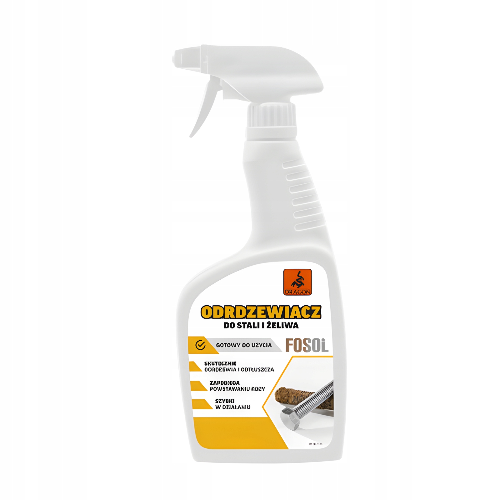 Dragon Odrdzewiacz Do Stali I Żeliwa Kwas Fosforowy 500 ML Fosol Atomizer