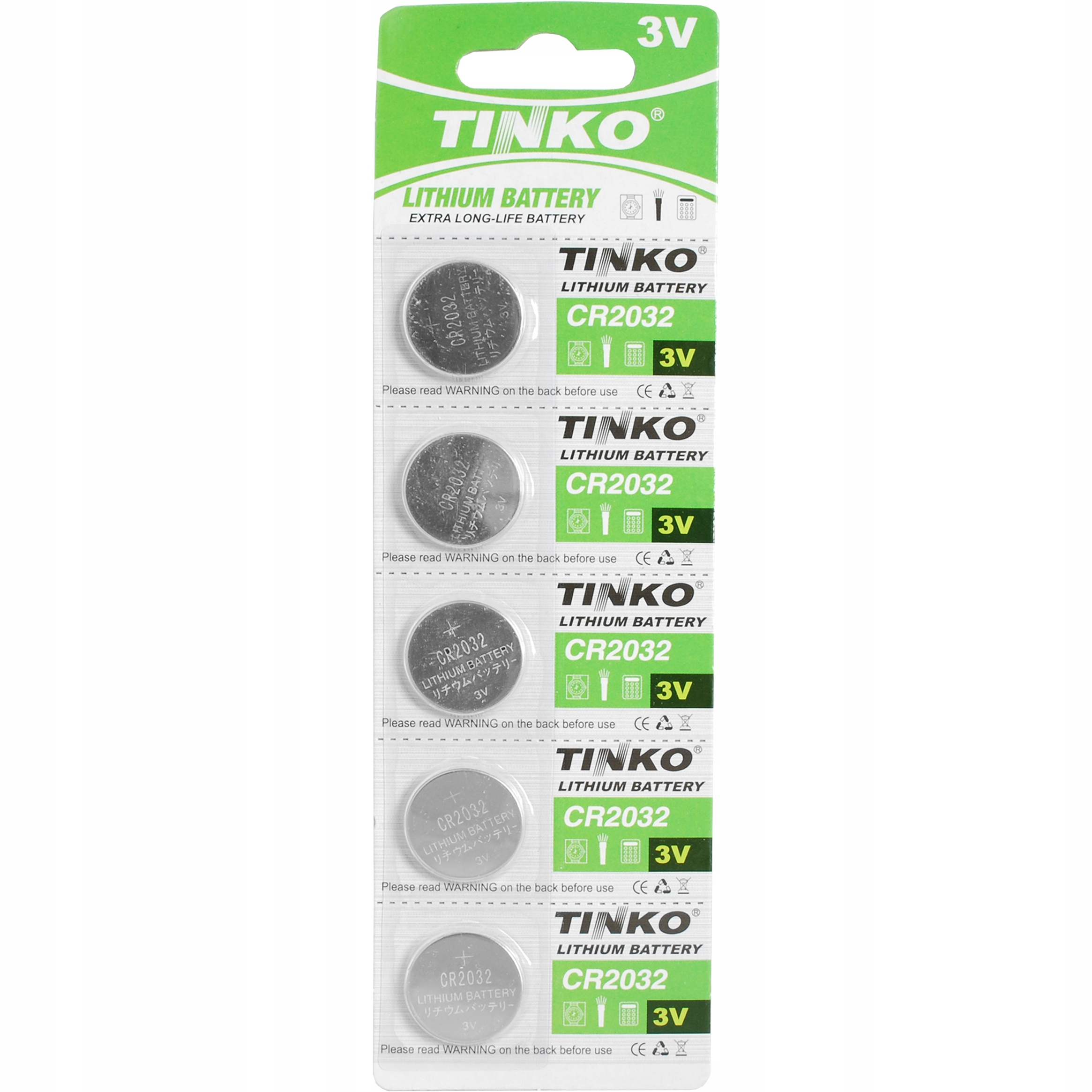 

10x Mocne Baterie Litowe Oryginal Tinko 3V Cr 2032