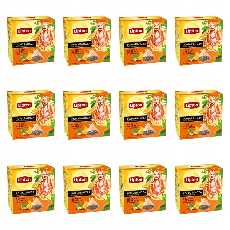 Lipton Pyramida Pomeranč 20 tb X12