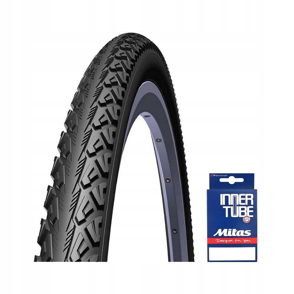 

Zestaw opona dętka Mitas 700x38 V81 Shield 22TPI