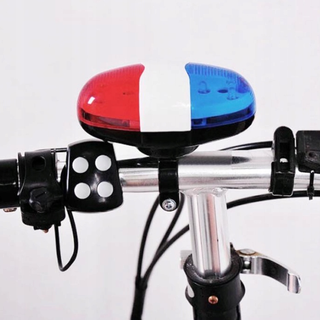 LAMPKA ROWEROWA SYRENA STRAŻ POLICJA DŹWIĘK SYGNAŁ Kod producenta LRW28