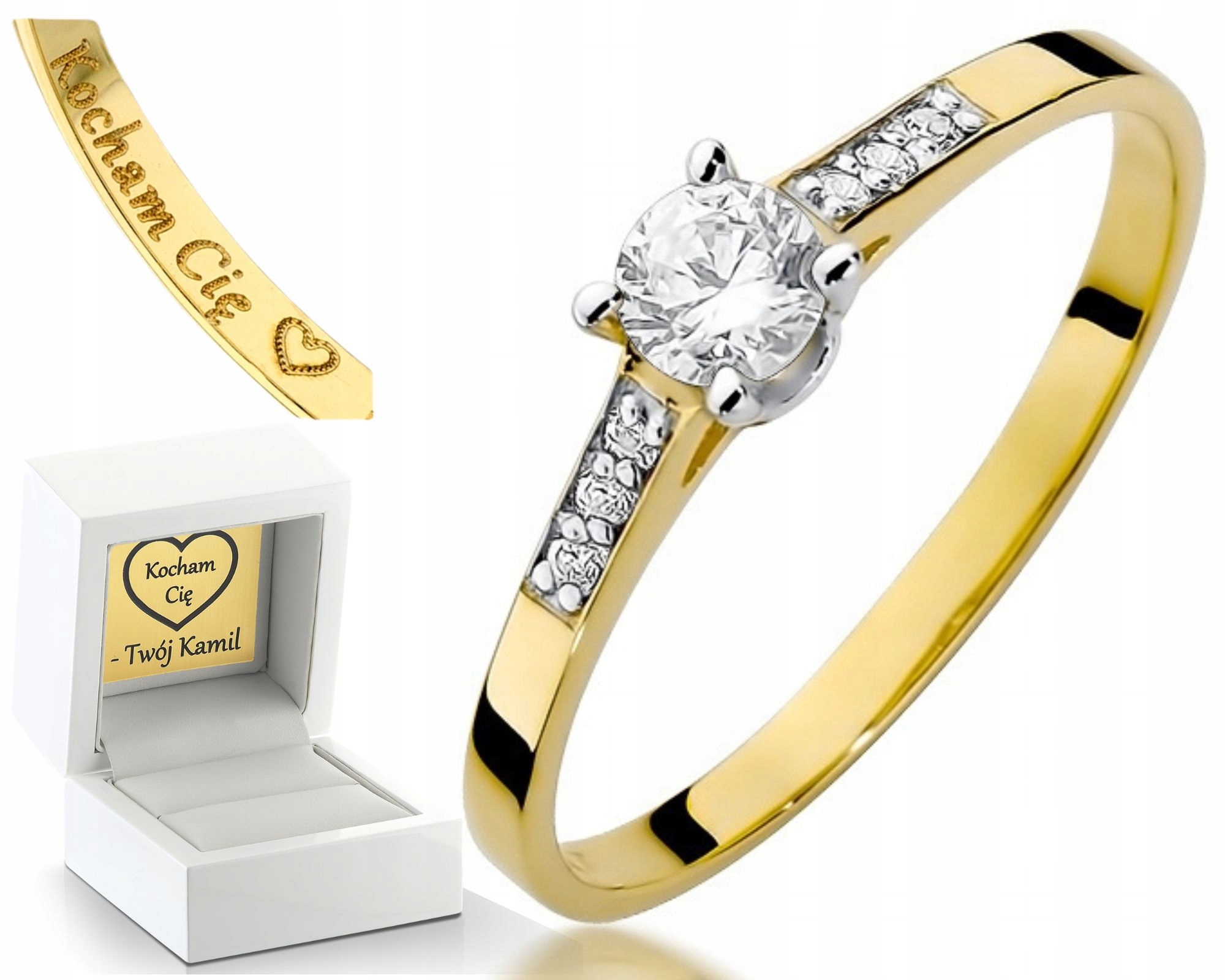 Klasický Prstýnek S Brilianty 0,21 Ct Obchod