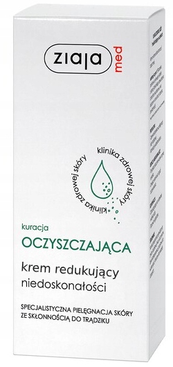 

Ziaja med krem redukujący trądzik kuracja 50 ml