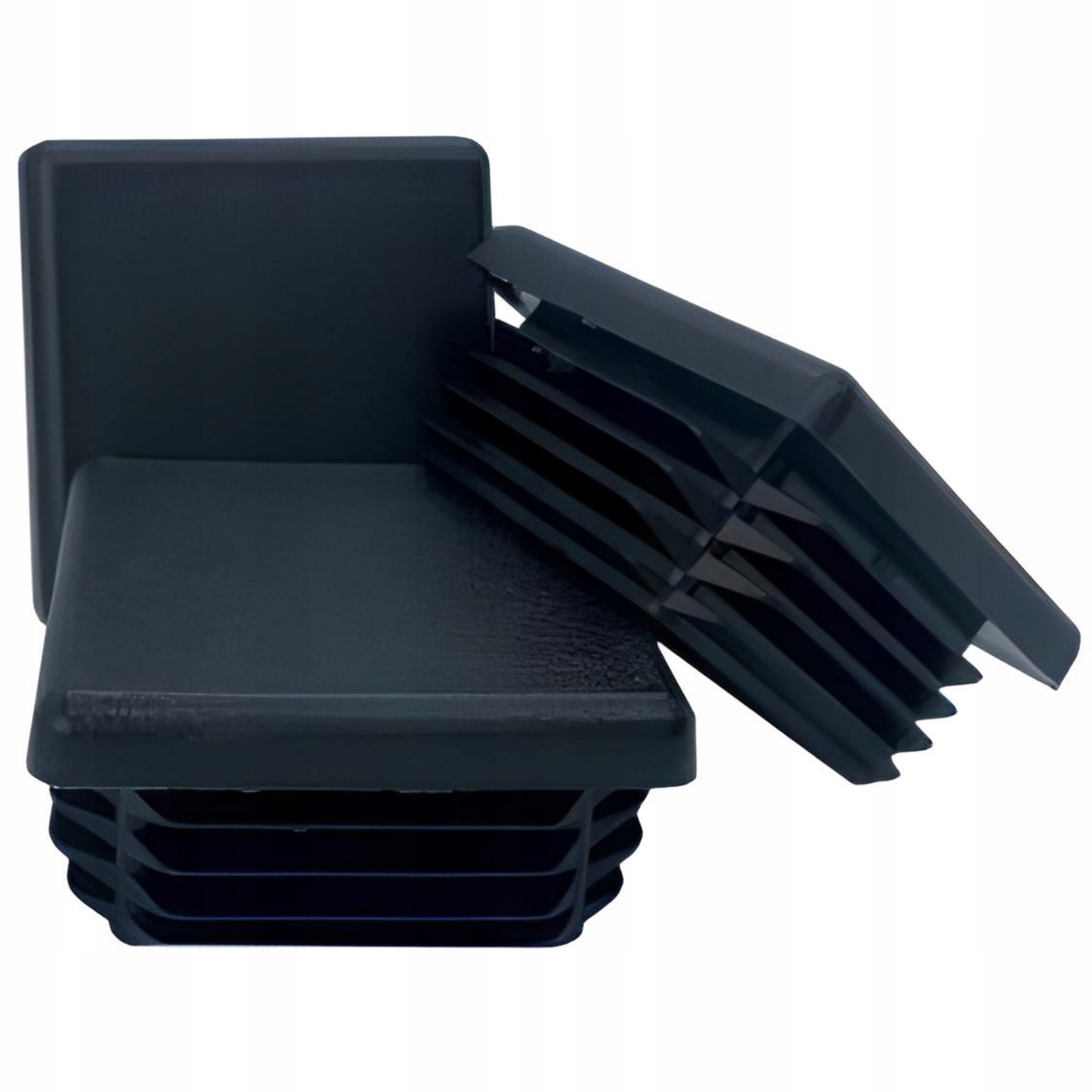 Zaślepka na profil słupek daszek 40x40 10SZT CZARNA Kolor czarny