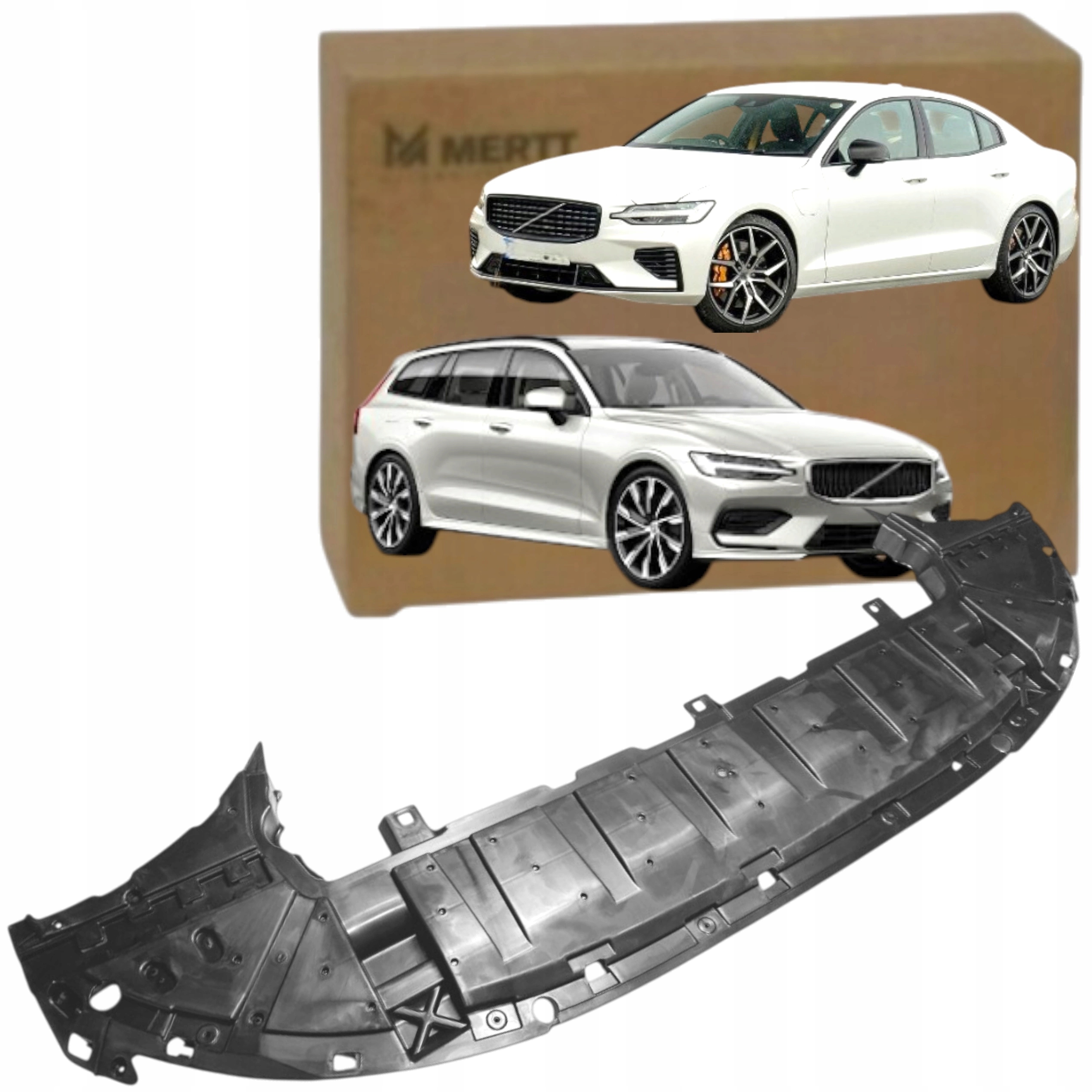 Spodní Kryt pod nárazník, podlaha předního nárazníku Volvo V60 S60 2018+