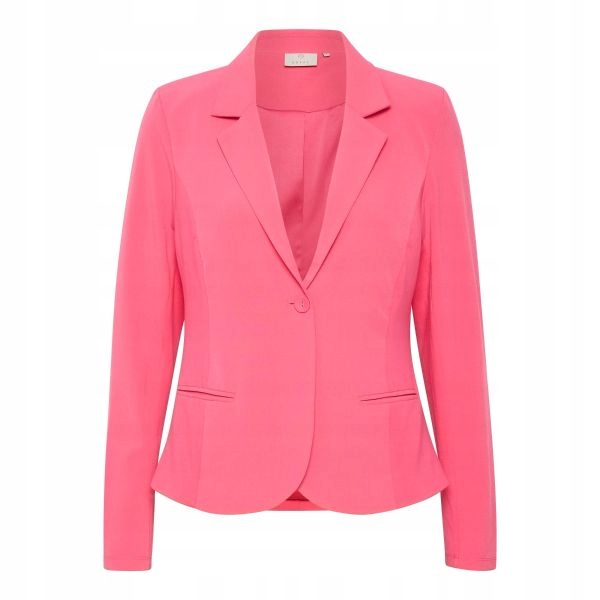 Kaffe Růžové Dámské Sako S Klopami A Knoflíkem, Velikost 42 G