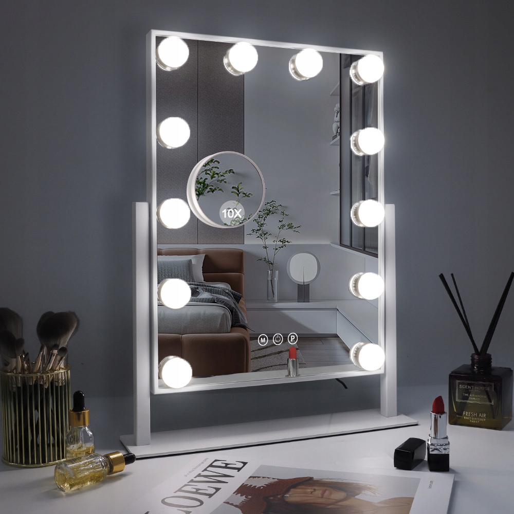 Lusterko stojące biały Rodzaj stojące