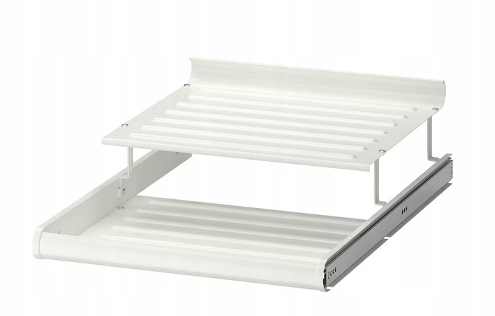 IKEA KOMPLEMENT Wysuwana półka na buty biały 50x58 cm