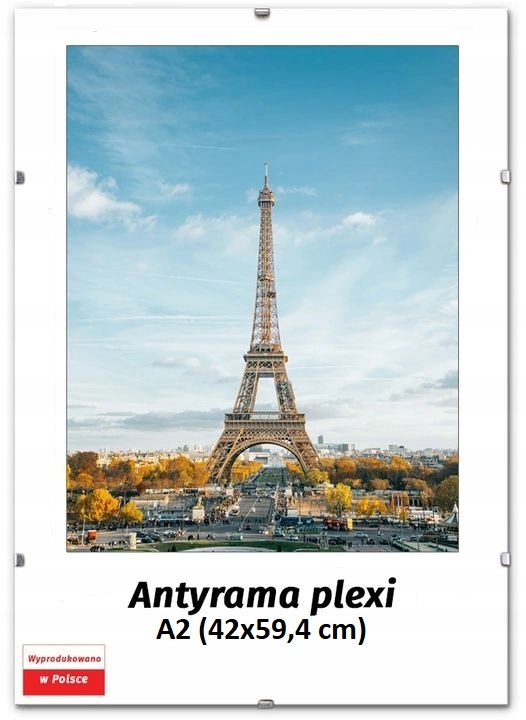 

Antyrama Plexi A2 42x59,4 cm, Ramka 59,4x42 cm