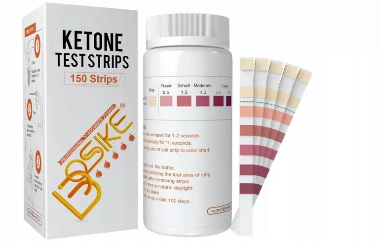 PASKI TESTOWE DO POMIARU KETONU-KETONE TEST STRIP