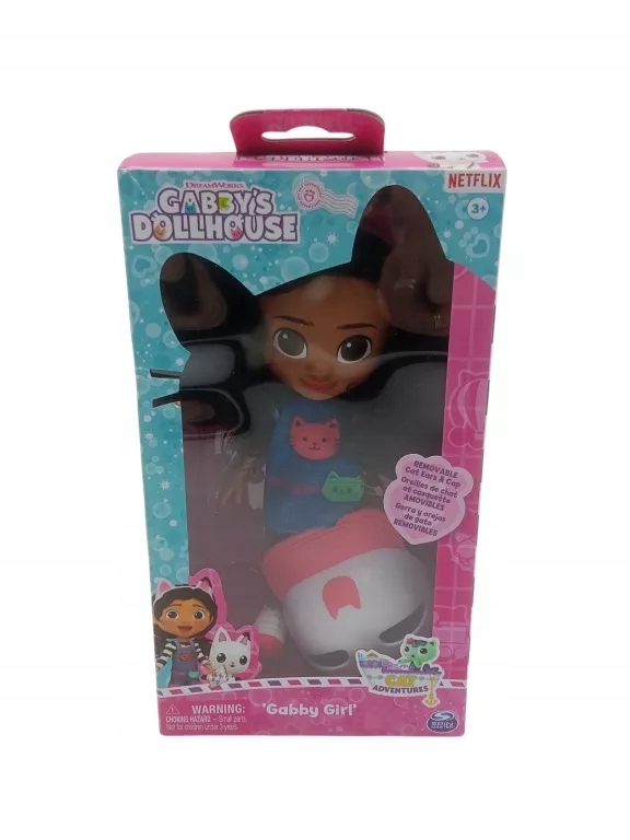LALKA DREAM WORKS GABBY'S DOLLHOUSE LALKA W PODRÓŻY GABBY GIRL