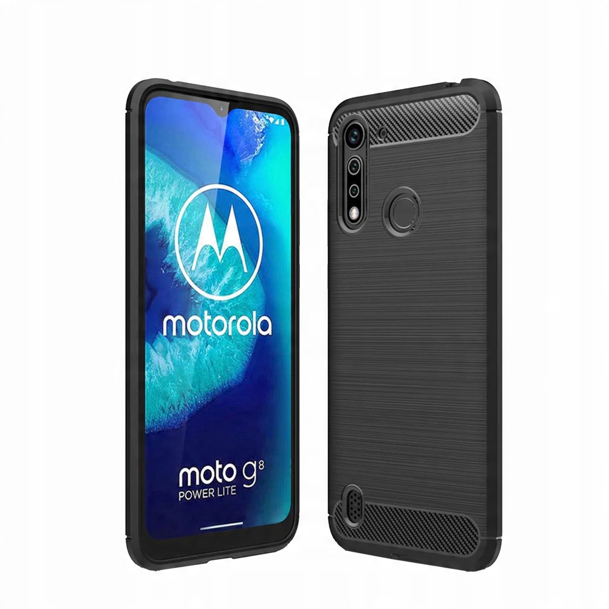 

Tpucarbon Etui Case Do Motorolo Moto G8 Power Lite