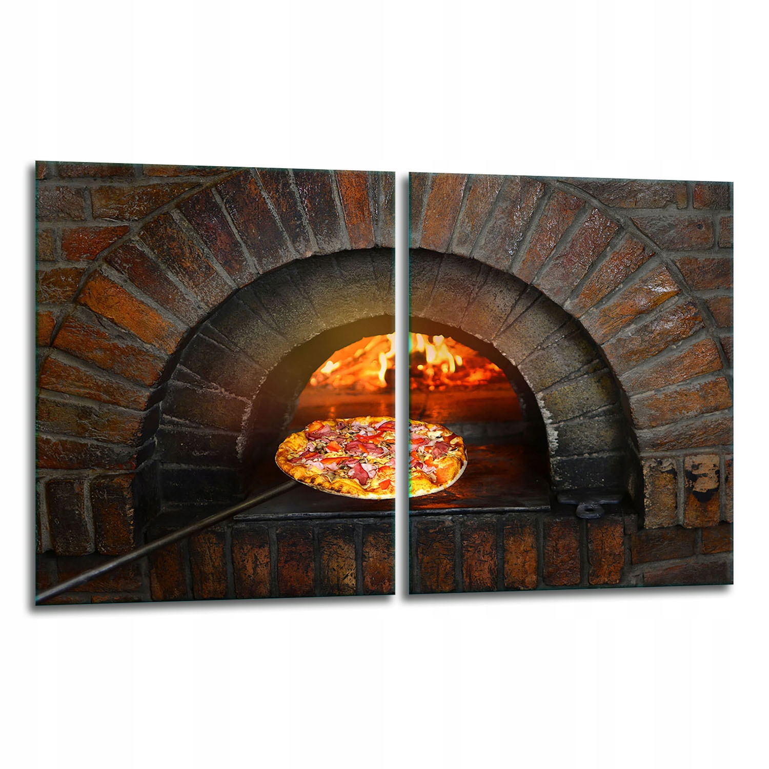 7v1 2x Skleněná Ochranná Deska Na Sporák 40x52 Pizza