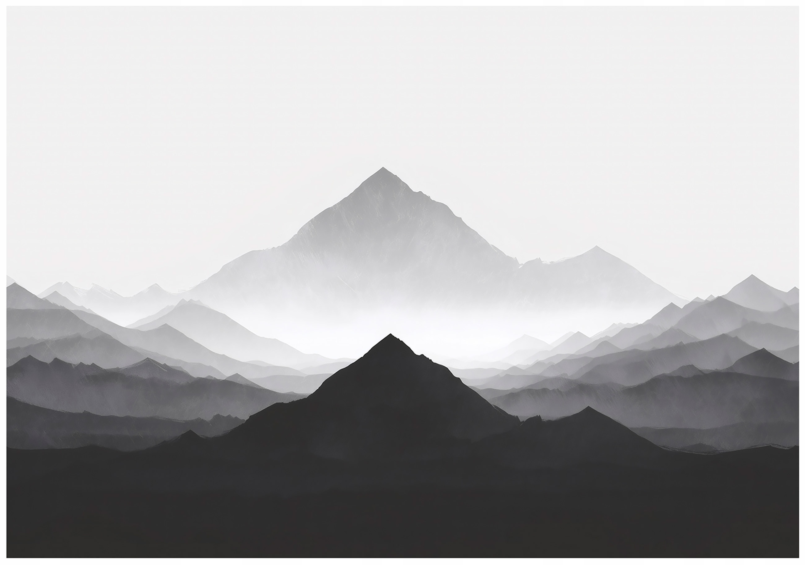 Fototapeta Šedá Hory Příroda Tapeta Do Předsíně Obývacího Pokoje Kanceláře 150x105