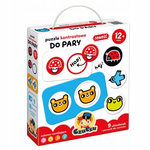

CzuCzu Puzzle kontrastowe Do pary
