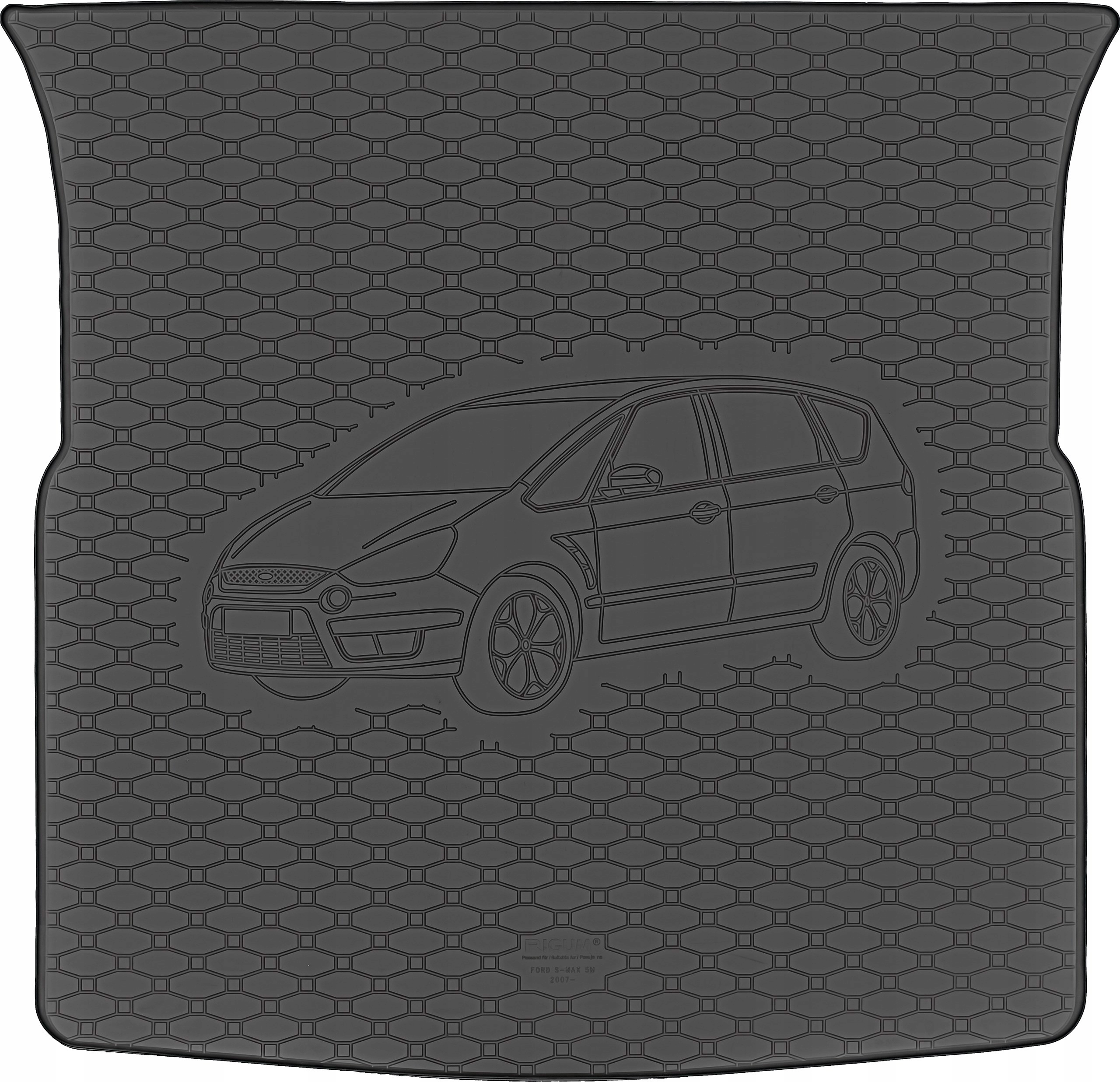 Ford S-Max VAN 2007-2015 килимок багажника