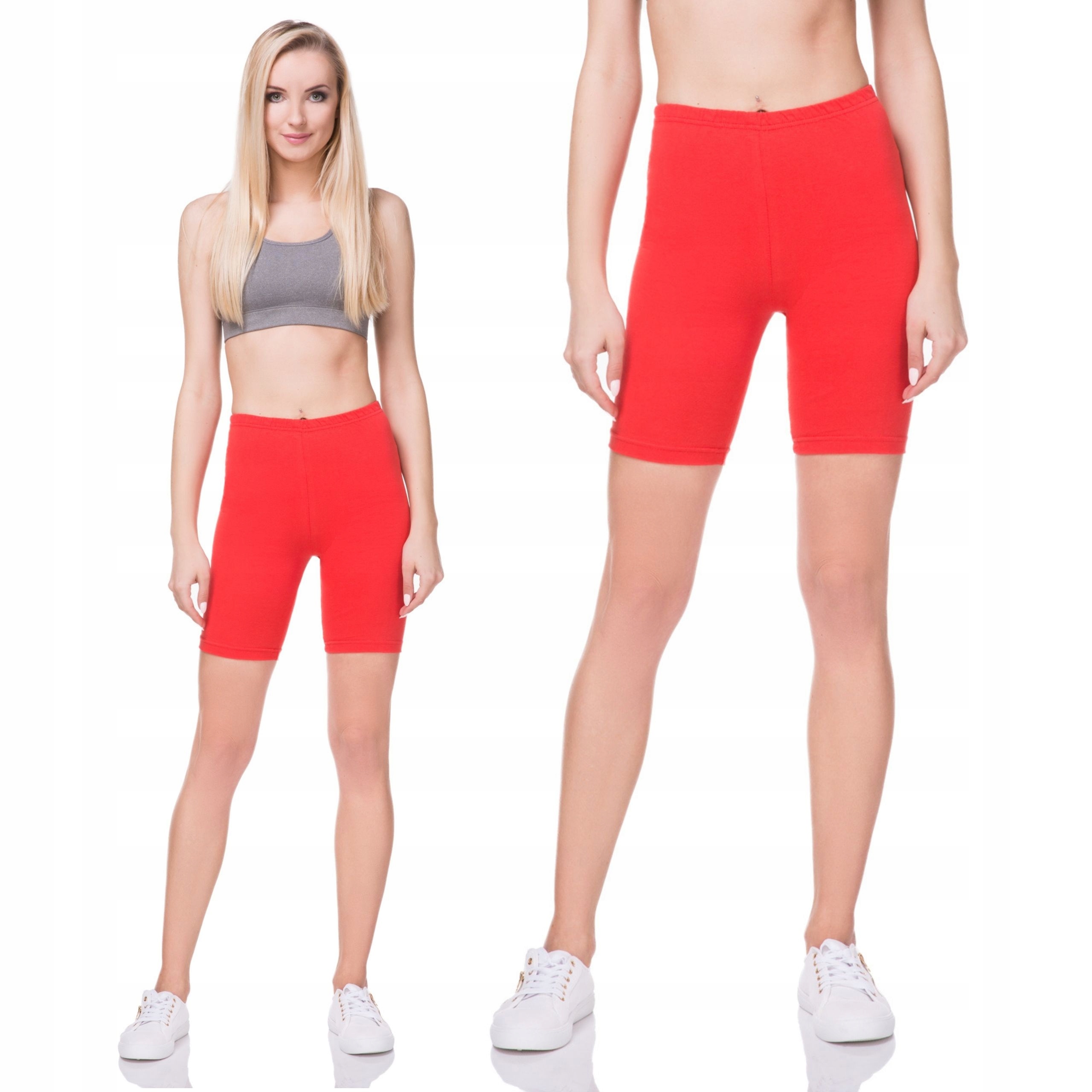 

Legginsy 1/2 Kolarki Damskie Krótkie Getry Lk- XL