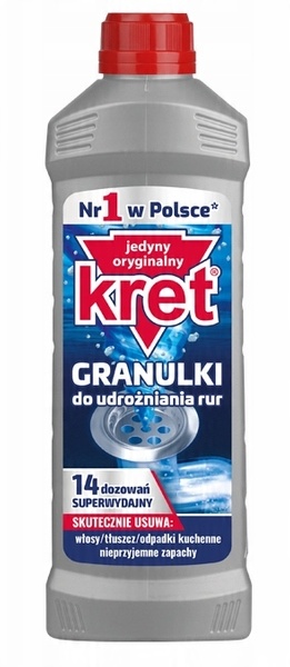 

Kret granulki do udrażniania rur 560g