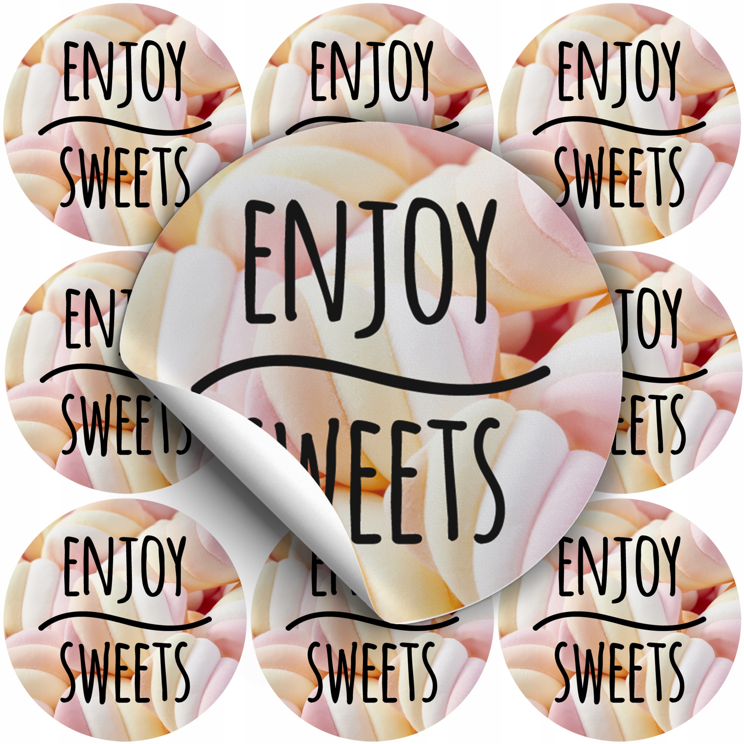 

Naklejki Ozdobne Pianki 10 sztuk Eko marshmallow