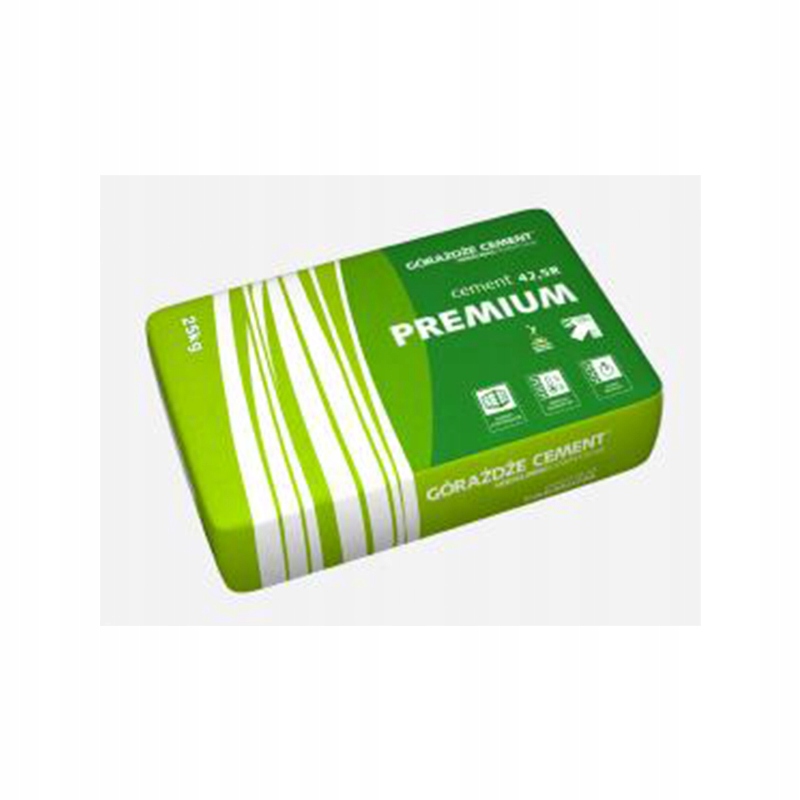 

Cement Górażdże 42,5 Premium 25 kg (zielony)