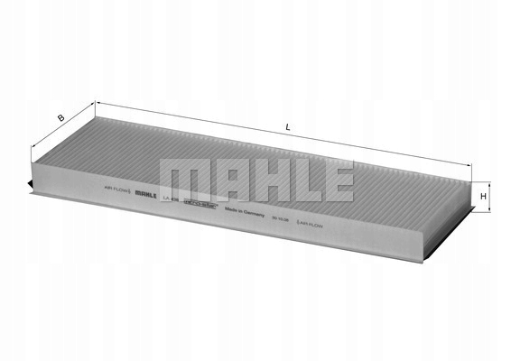 La 438 MAHLE оригинальный фильтр, вентиляционное пространство