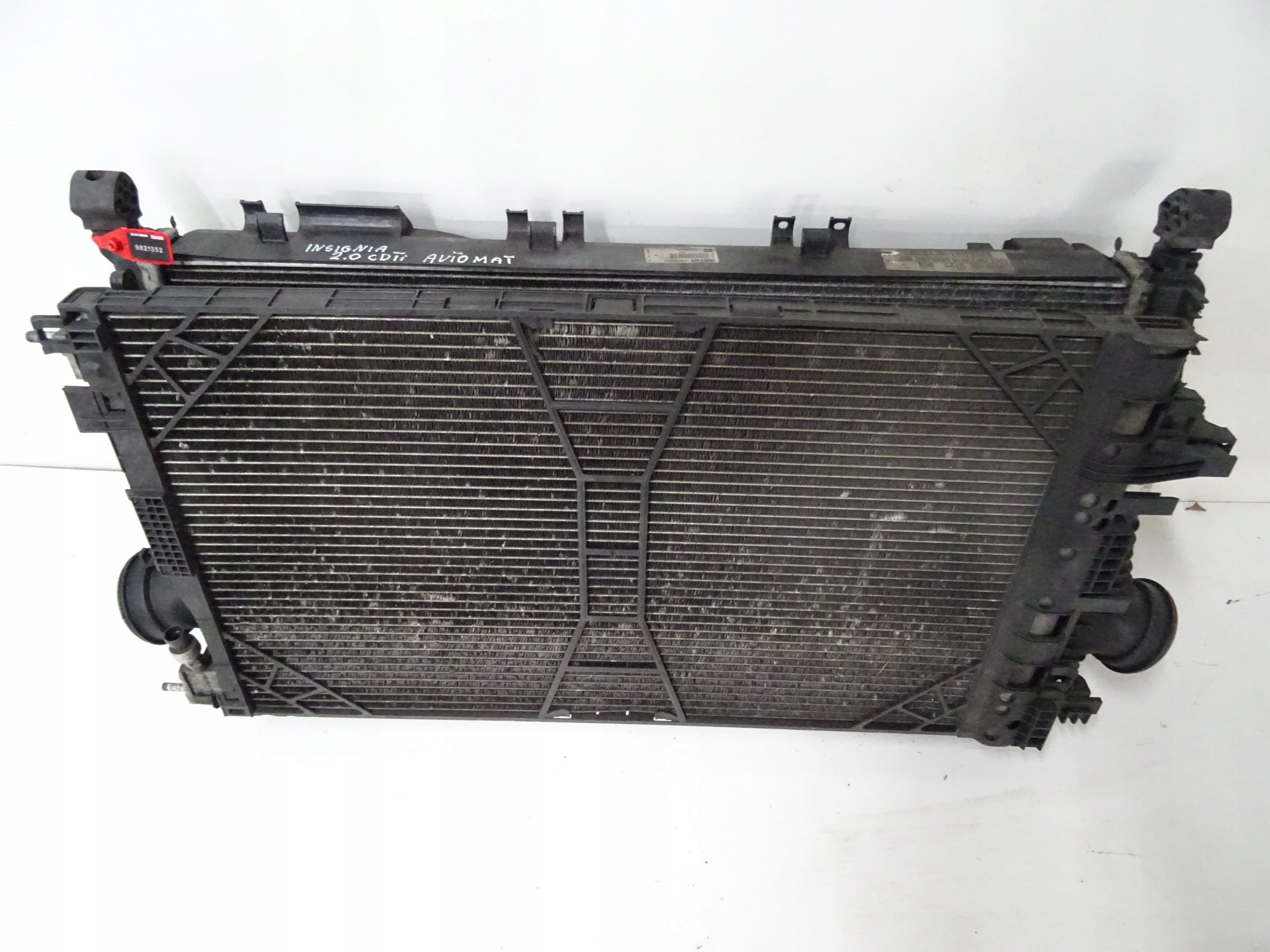 OPEL INSIGNIA A 2.0 CDTI AUTOMAT CHŁODNICE WENTYLATOR KOMPLET