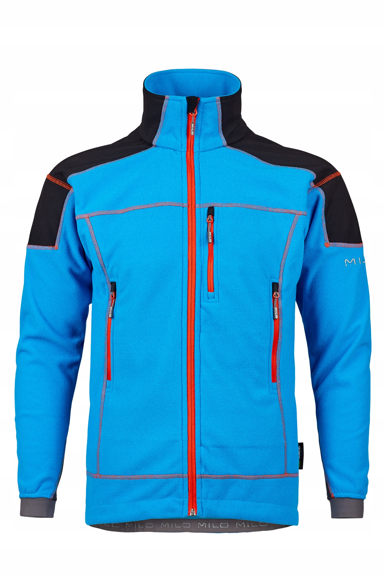 

Techniczna bluza Milo Sella Blue Aster/black