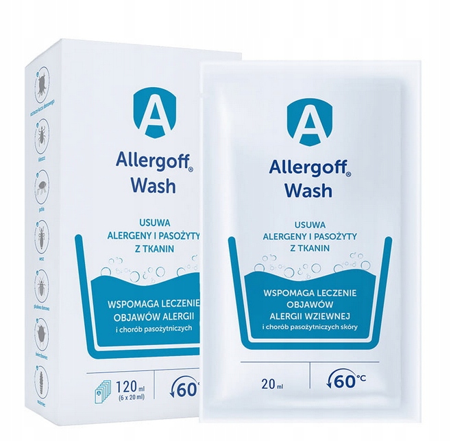 

Allergoff Wash dodatek do prania (6x20ml)