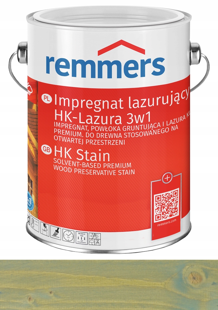 

Remmers Hk-lasur impregnat drewna 0,75L Zieleń sol
