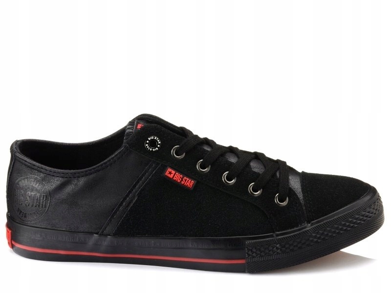 TRAMPKI BIG STAR DD174256 CZARNE MĘSKIE NISKIE 42 Rozmiar 42