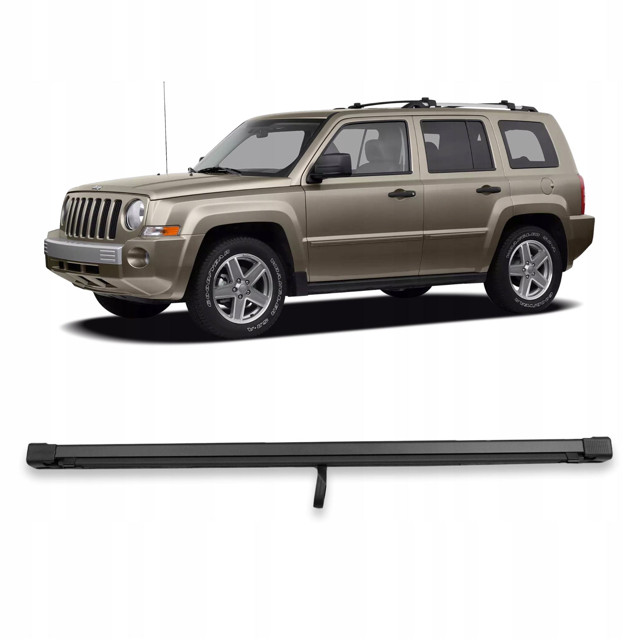 ROLETA BAGAŻNIKA CZARNA 82212687 JEEP PATRIOT 2006-2017