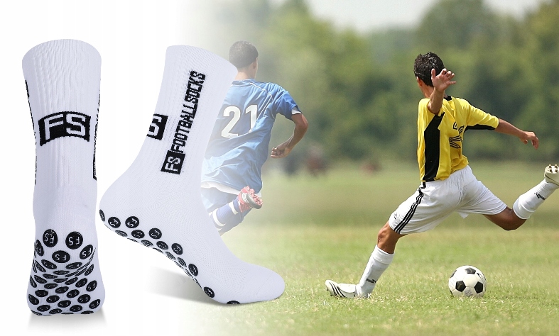 Skarpety Piłkarskie Antypoślizgowe FS 39-45 - Czerwone Kod producenta 00207